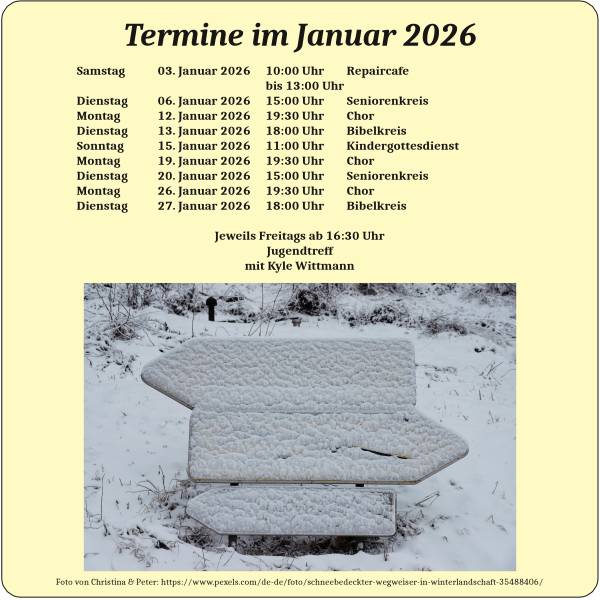 Termine Januar 2026
